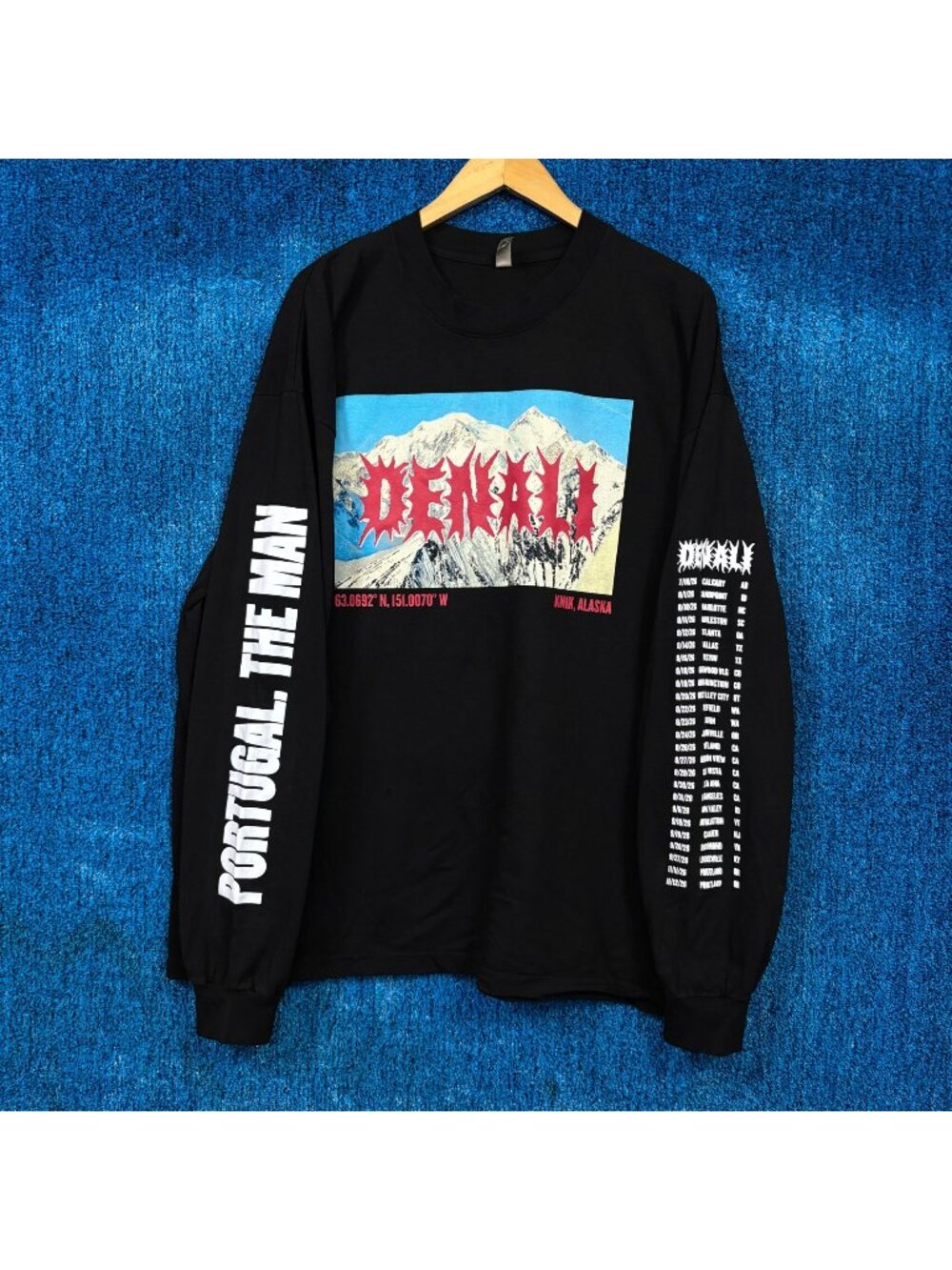 Portugal The Man Denali 2026 Tour Dates Rock Long Sleeve 2XL